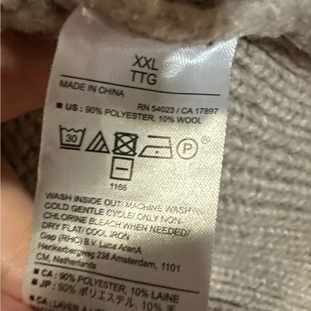 Banana Republic Light Tan Cowl Neck Sweater